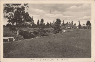 , Golf Links, Charlottetown, Prince Edward Island. (0150), PEI Postcards