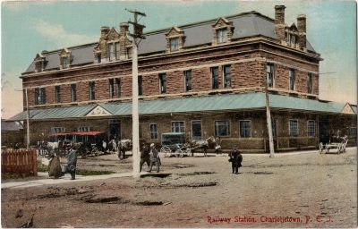, Railway Station, Charlottetown, P.E.I. (0156), PEI Postcards
