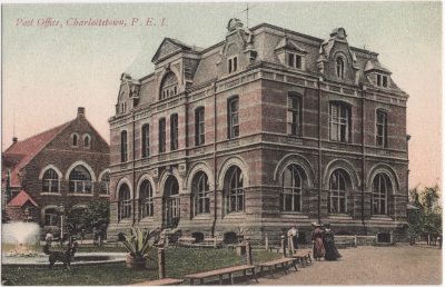 , Post Office, Charlottetown, P.E.I. (0206), PEI Postcards
