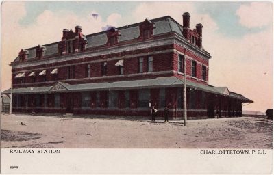 , Railway Station Charlottetown, P.E.I. (0199), PEI Postcards