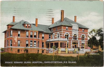 , Prince Edward Island Hospital, Charlottetown, P.E. Island. (0263), PEI Postcards