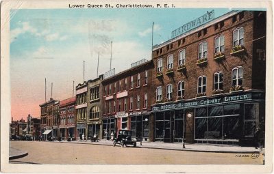 , Lower Queen St., Charlottetown, P.E.I. (0252), PEI Postcards
