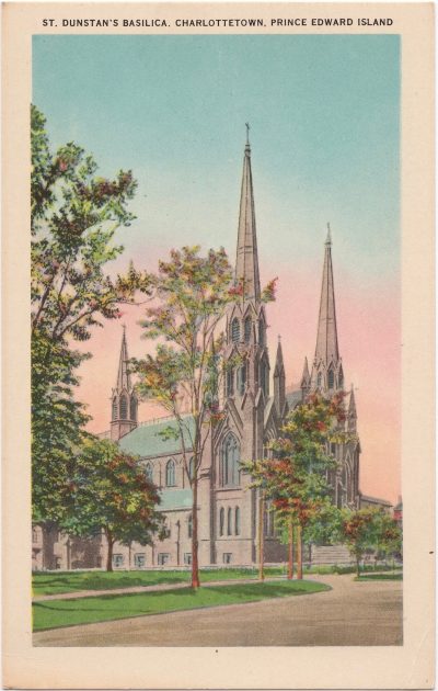, St. Dunstan’s basilica, Charlottetown, Prince Edward Island (0296), PEI Postcards