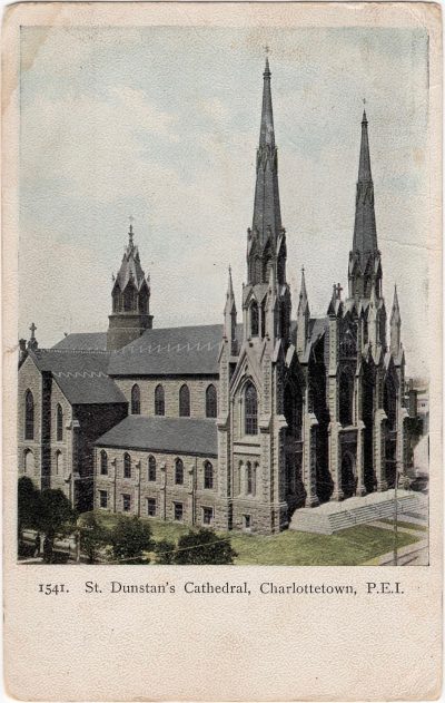 , St. Dunstan’s Cathedral, Charlottetown, P.E.I. (0294), PEI Postcards