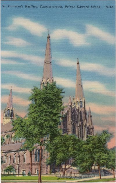 , St. Dunstan’s Basilica, Charlottetown, Prince Edward Island (0300), PEI Postcards