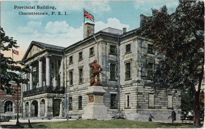 , Provincial Building, Charlottetown, P.E.I. (0277), PEI Postcards