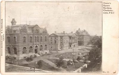 , Queen’s Square Gardens, Charlottetown, P.E.I. (0317), PEI Postcards
