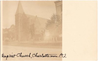 , Baptist Church, Charlottetown, P.E.I. (0331), PEI Postcards