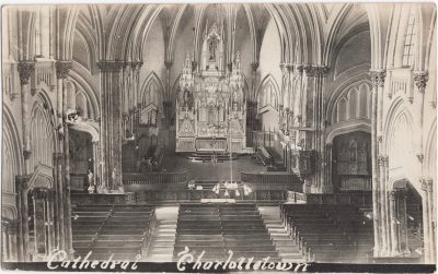 , Cathedral Charlottetown (0461), PEI Postcards