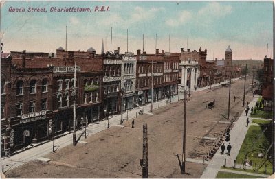 , Queen Street, Charlottetown, P.E.I. (0470), PEI Postcards