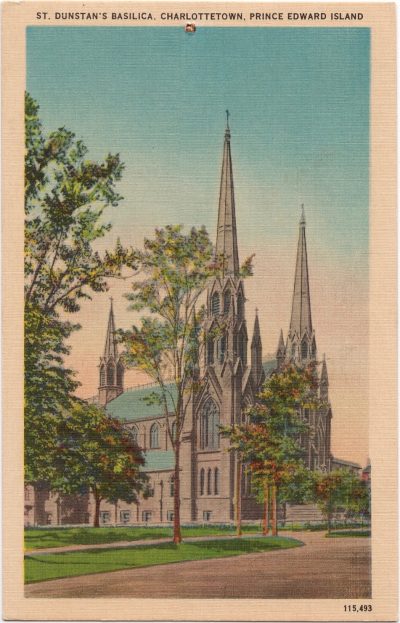 , St. Dunstan’s Basilica, Charlottetown, Prince Edward Island (0434), PEI Postcards