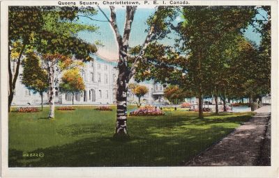 , Queens Square, Charlottetown, P.E.I. Canada. (0445), PEI Postcards
