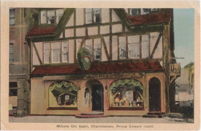 , Miltons Old Spain, Charlottetown, Prince Edward Island. (0451), PEI Postcards