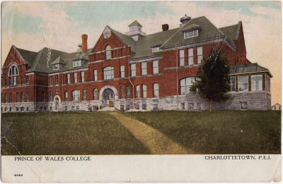 , Prince of Wales College, Charlottetown, P.E.I. (0511), PEI Postcards