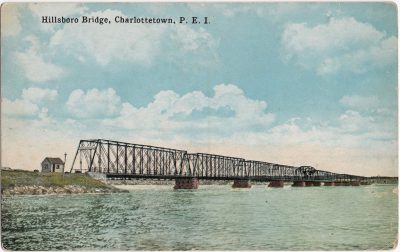 , Hillsboro Bridge, Charlottetown, P.E.I. (0823), PEI Postcards