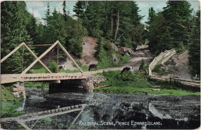 , Pastoral Scene, Prince Edward Island (0780), PEI Postcards