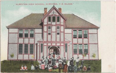 , Alberton High School, Alberton, P.E. Island. (0897), PEI Postcards