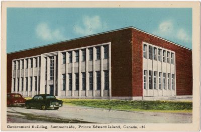 , Government Building, Summerside, Prince Edward Island, Canada (0046), PEI Postcards