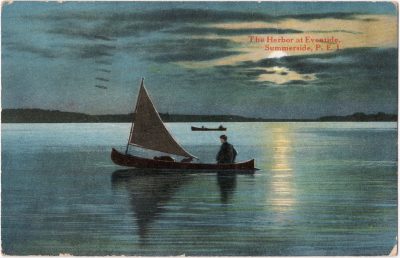 , The Harbor at Eventide, Summerside, P.E.I. (0035), PEI Postcards