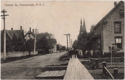 , Central St., Summerside, P.E.I. (0051), PEI Postcards