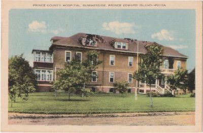 , Prince County Hospital, Summerside, Prince Edward Island (0068), PEI Postcards