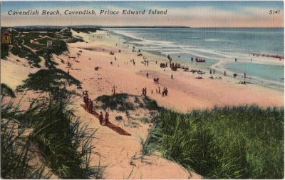, Cavendish Beach, Cavendish, Prince Edward Island (1030), PEI Postcards