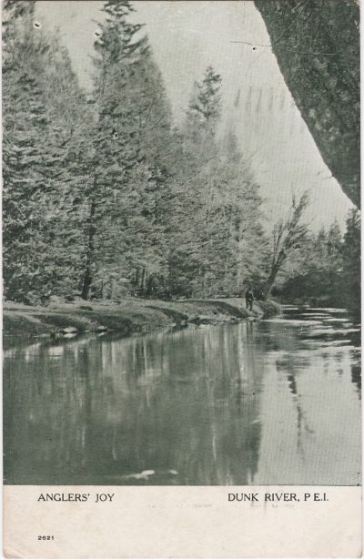 , Angler’s Joy Dunk River, P.E.I. (1080), PEI Postcards