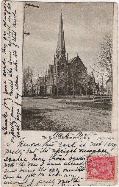 , The Kirk, Charlottetown, P.E.I. (1118), PEI Postcards