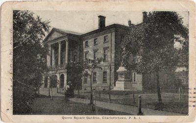 , Queen Square Gardens, Charlottetown, P.E.I. (1093), PEI Postcards