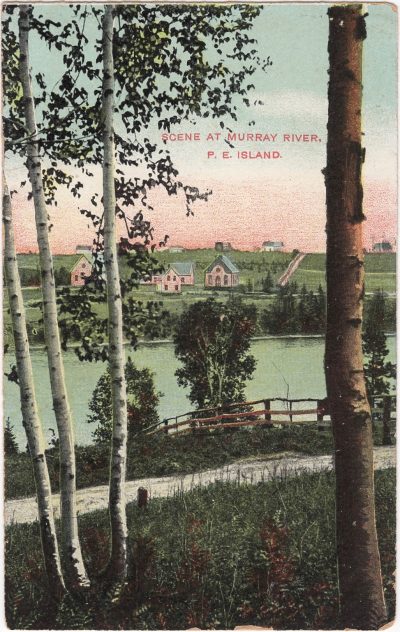 , Scene at Murray River, P.E. Island. (1144), PEI Postcards