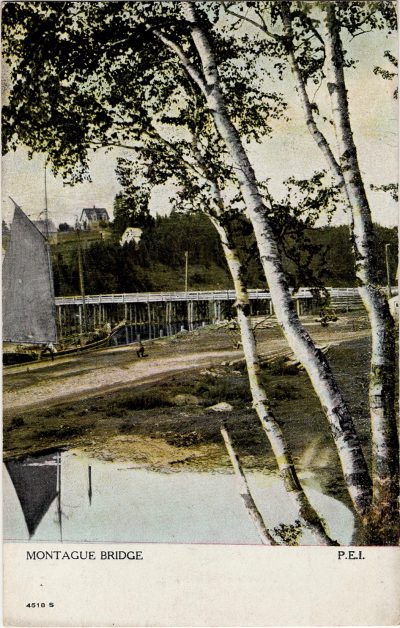 , Montague Bridge P.E.I. (1212), PEI Postcards