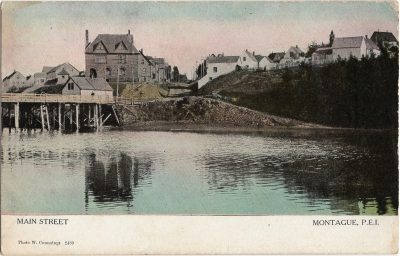 , Main Street Montague, P.E.I. (1231), PEI Postcards
