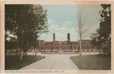 , The Prince Edward Island Hospital, Charlottetown, P.E.I. (1318), PEI Postcards
