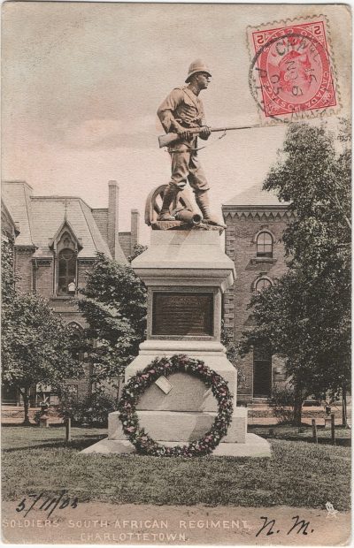 , Soldiers South African Regiment, Charlottetown. (1369), PEI Postcards