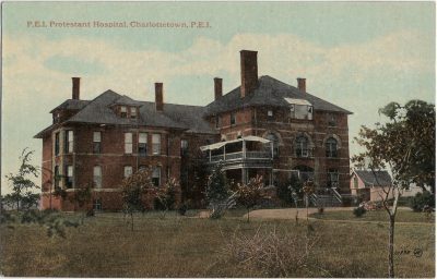 , P.E.I. Protestant Hospital, Charlottetown, P.E.I. (1391), PEI Postcards