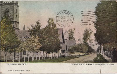 , Summer Street Summerside, Prince Edward Island (1425), PEI Postcards