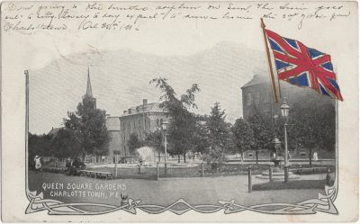 , Queen Square Gardens, Charlottetown, P.E.I. (1456), PEI Postcards