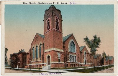 , Zion Church, Charlottetown, P.E. Island. (1579), PEI Postcards