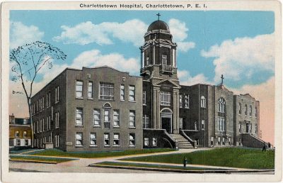 , Charlottetown Hospital, Charlottetown, P.E.I. (1610), PEI Postcards