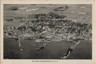 , Air View of Summerside, P.E.I. (1682), PEI Postcards