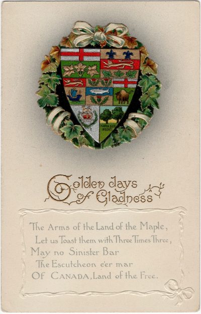 , Golden Days of Gladness {poem} (1687), PEI Postcards
