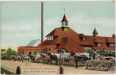 , Charlottetown Condensed Milk Factory, P.E. Island (1701), PEI Postcards