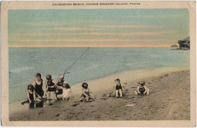 , Cavendish Beach, Prince Edward Island. (1881), PEI Postcards