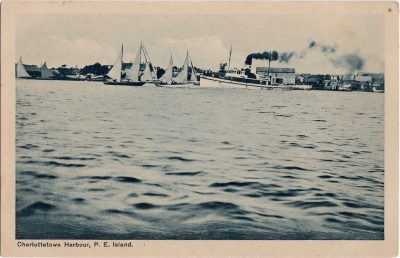 , Charlottetown Harbour, P.E. Island (1935), PEI Postcards