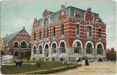 , General Post Office, Charlottetown, P.E. Island (1954), PEI Postcards