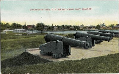 , Charlottetown, P.E. Island from Fort Edward (1972), PEI Postcards