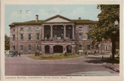 , Legislative Buildings, Charlottetown, Prince Edward Island (1978), PEI Postcards