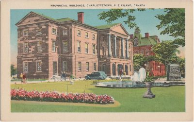 , Provincial Buildings, Charlottetown, P.E. Island, Canada (2035), PEI Postcards