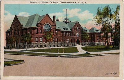 , Prince of Wales College, Charlottetown, P.E.I. (2081), PEI Postcards