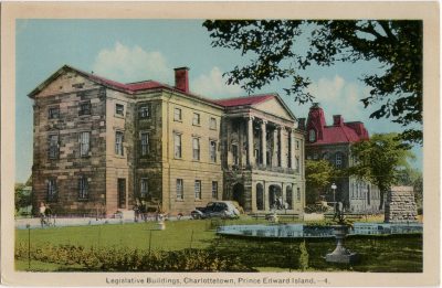 , Legislative Buildings, Charlottetown, Prince Edward Island. (2094), PEI Postcards